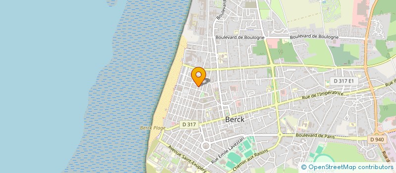 localisation de l'entreprise LE Q G à BERCK