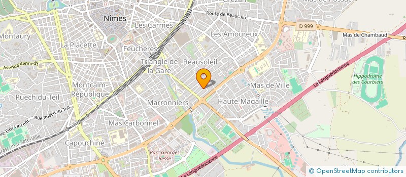 localisation de l'entreprise LE QG  NIMES