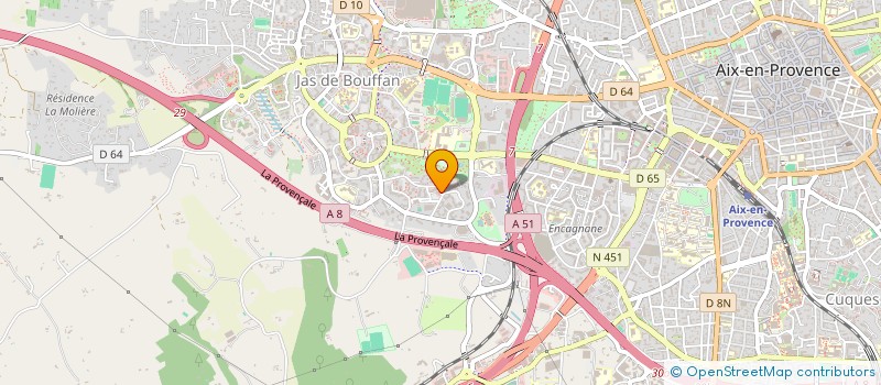 localisation de l'entreprise LE QG à AIX-EN-PROVENCE