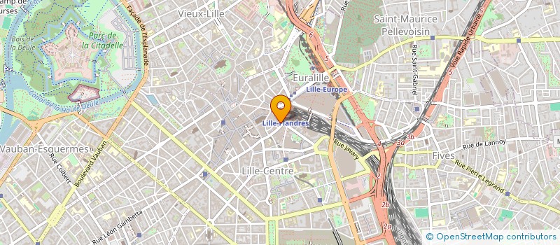 localisation de l'entreprise LE QG à LILLE