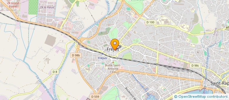 localisation de l'entreprise LE QG D'ANGELO à FREJUS