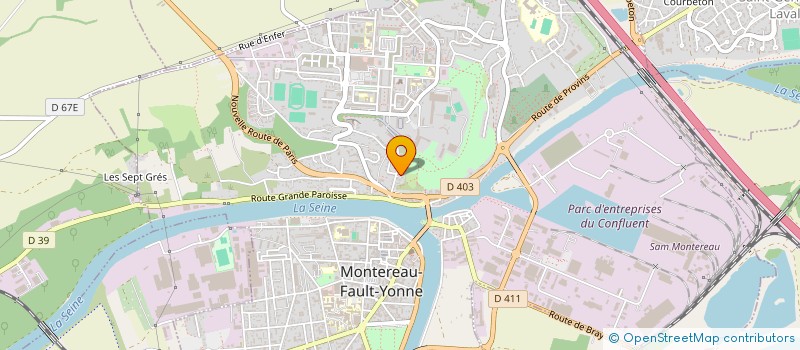 localisation de l'entreprise LE QG DES REVEURS à MONTEREAU-FAULT-YONNE