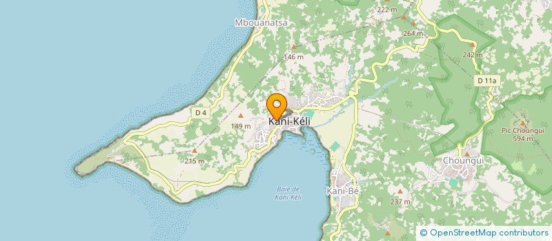 localisation de l'entreprise LE QG - LA CANTINE à KANI-KELI