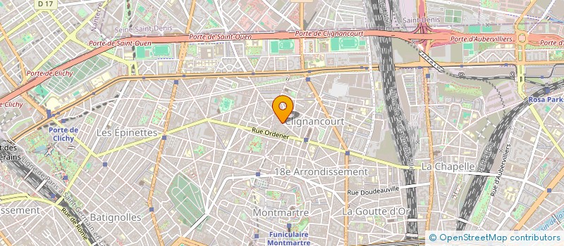 localisation de l'entreprise LE QLUB - RESEAU POUR LES TRANSITIONS SOLIDAIRES  PARIS