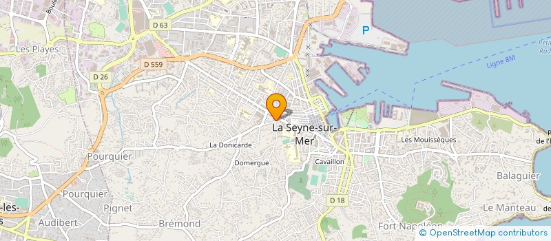 localisation de l'entreprise LE QUADRIGE à LA SEYNE-SUR-MER