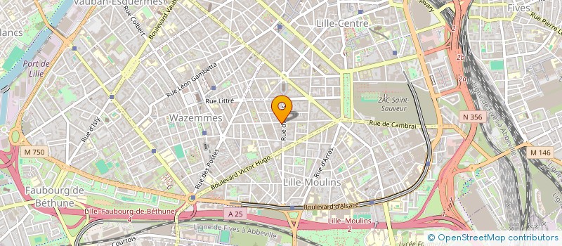 localisation de l'entreprise LE QUADRILLE DES HOMARDS à LILLE