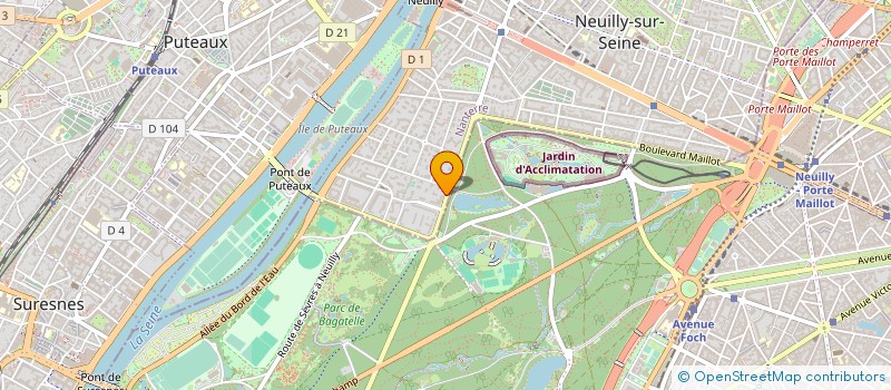 localisation de l'entreprise LE QUAI 26 à NEUILLY-SUR-SEINE