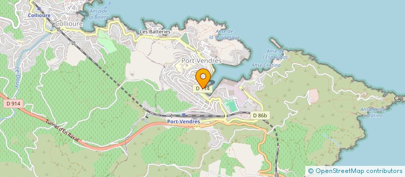 localisation de l'entreprise LE QUAI 2L à PORT-VENDRES