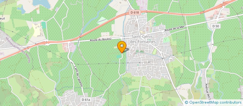 localisation de l'entreprise LE QUAI  SAINT-GENIS-DES-FONTAINES