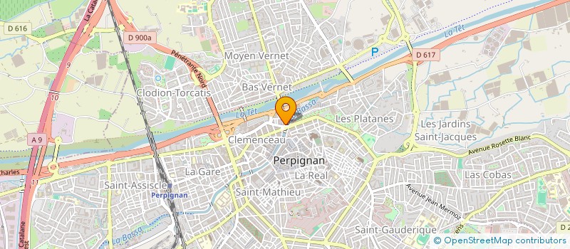 localisation de l'entreprise LE QUAI  PERPIGNAN