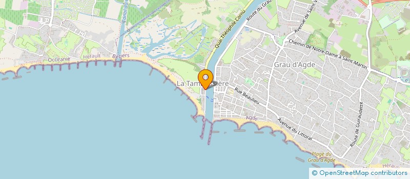 localisation de l'entreprise LE QUAI  AGDE
