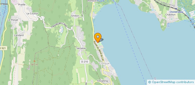 localisation de l'entreprise LE QUAI  CONJUX