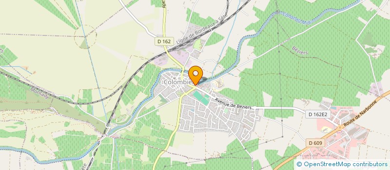 localisation de l'entreprise LE QUAI à COLOMBIERS