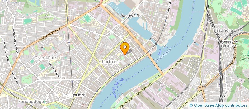 localisation de l'entreprise LE QUAI AUX LIVRES à BORDEAUX