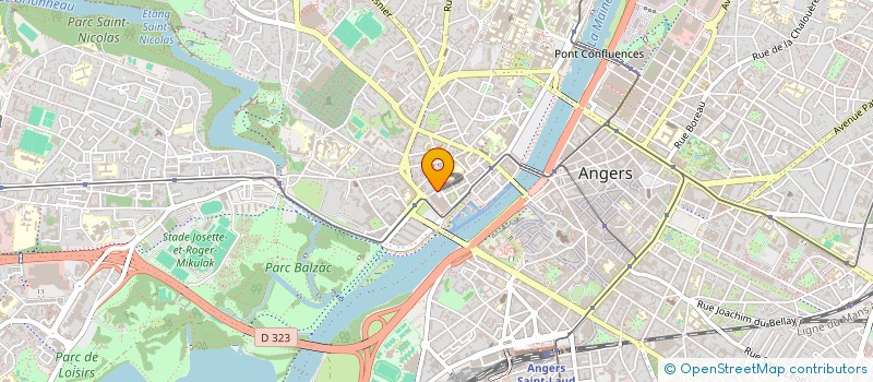 localisation de l'entreprise LE QUAI - CDN à ANGERS