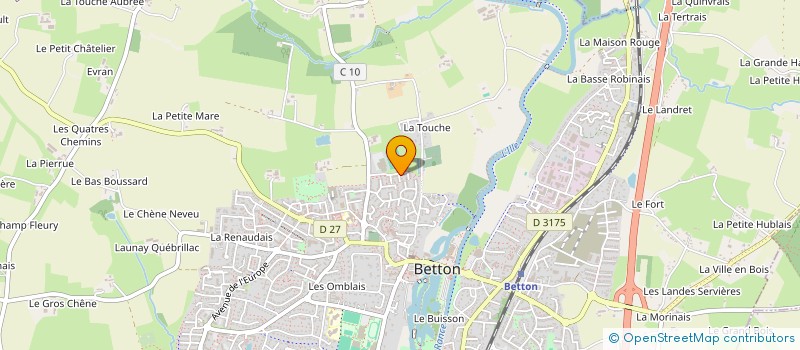 localisation de l'entreprise LE QUAI DES ARTISANS  BETTON