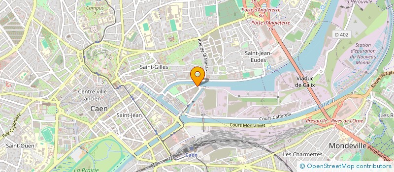 localisation de l'entreprise LE QUAI DES BRUMES à CAEN