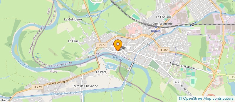 localisation de l'entreprise LE QUAI DES DOCKS à DIGOIN