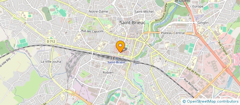 localisation de l'entreprise LE QUAI DES ETOILES à SAINT-BRIEUC