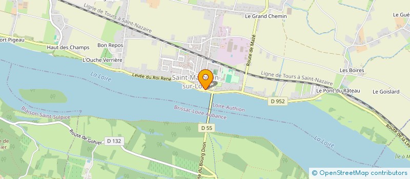 localisation de l'entreprise LE QUAI DES LIVRES  LOIRE-AUTHION