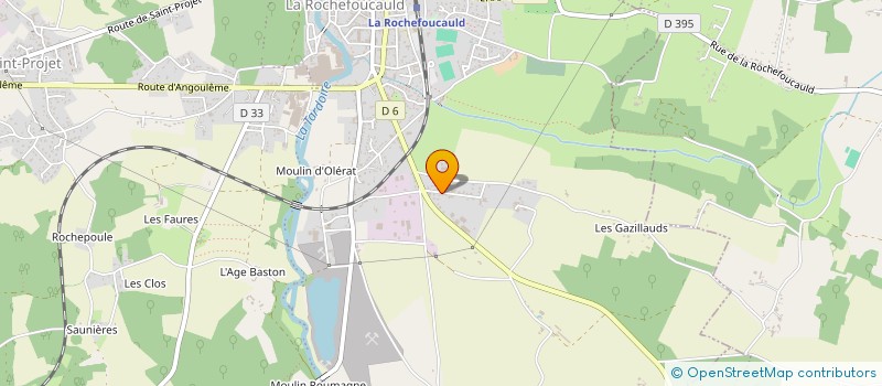 localisation de l'entreprise LE QUAI DES YOUNGTIMERS ( LQY)  LA ROCHEFOUCAULD-EN-ANGOUMOIS