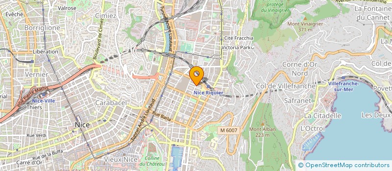 localisation de l'entreprise LE QUAI FILMS à NICE