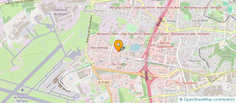 localisation de l'entreprise LE QUANTIEME à MERIGNAC