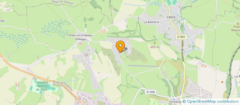 localisation de l'entreprise LE QUARANTE DEUX  ONET-LE-CHATEAU