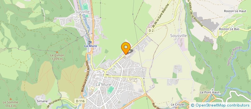 localisation de l'entreprise LE QUART  LA MURE