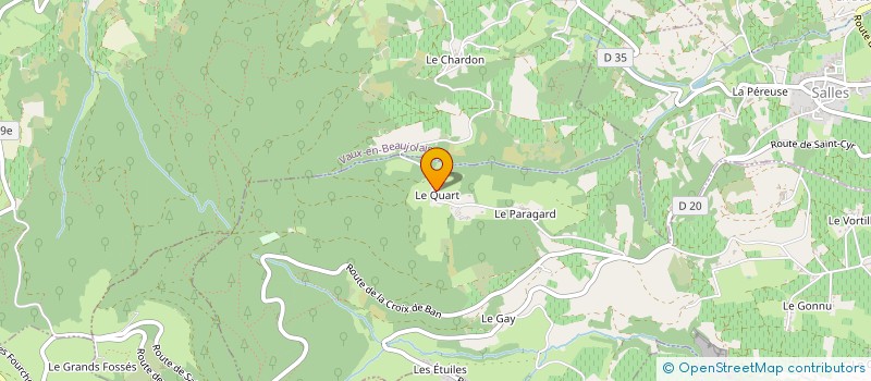 localisation de l'entreprise LE QUART DE TEMPS MUSICAL  BLACE