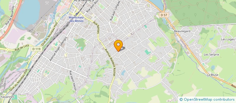 localisation de l'entreprise LE QUART DE TROIS  POUILLOUX