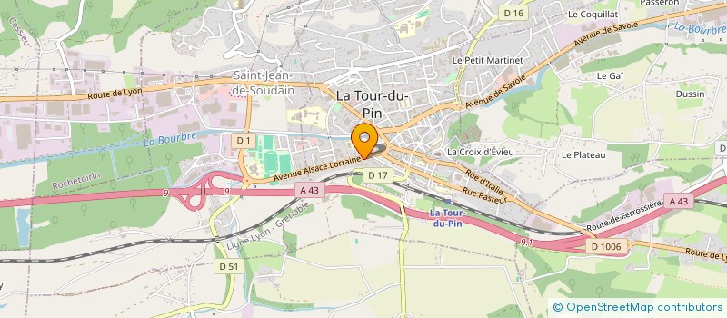 localisation de l'entreprise LE QUART LIEU  LA TOUR-DU-PIN