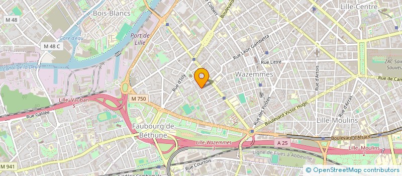 localisation de l'entreprise LE QUART TEMPS PAYSAN à LILLE