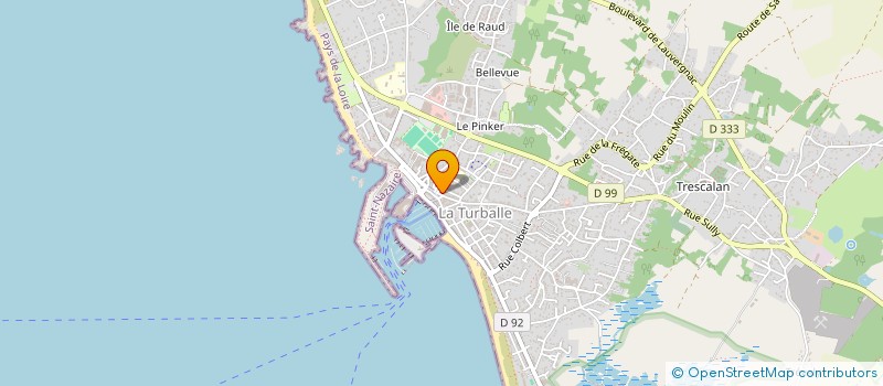 localisation de l'entreprise LE QUARTANT  LA TURBALLE