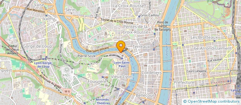 localisation de l'entreprise LE QUARTIER 05 à LYON