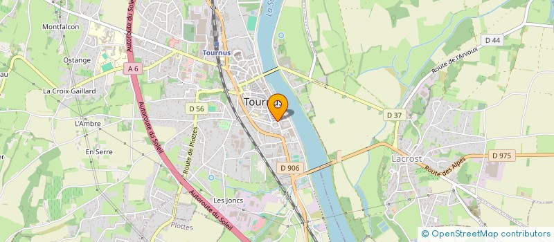 localisation de l'entreprise LE QUARTIER DE LA MADELEINE  TOURNUS