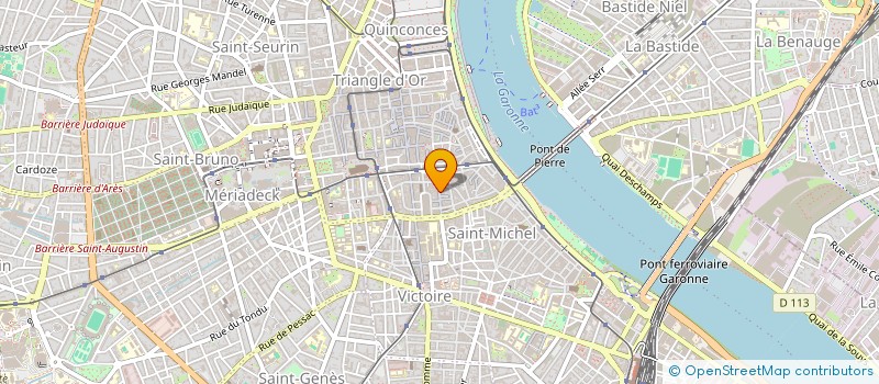 localisation de l'entreprise LE QUARTIER DES CREATEURS  BORDEAUX