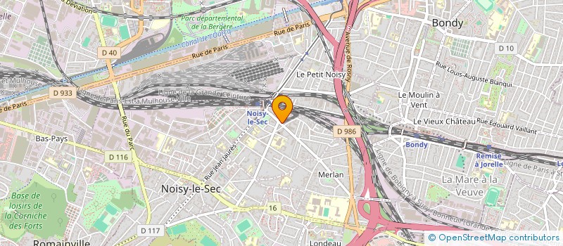 localisation de l'entreprise LE QUARTIER GENERAL à NOISY-LE-SEC