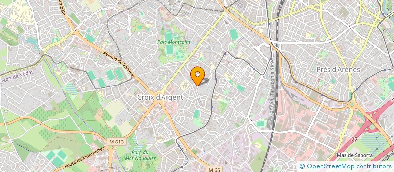 localisation de l'entreprise LE QUARTIER GENEREUX  MONTPELLIER