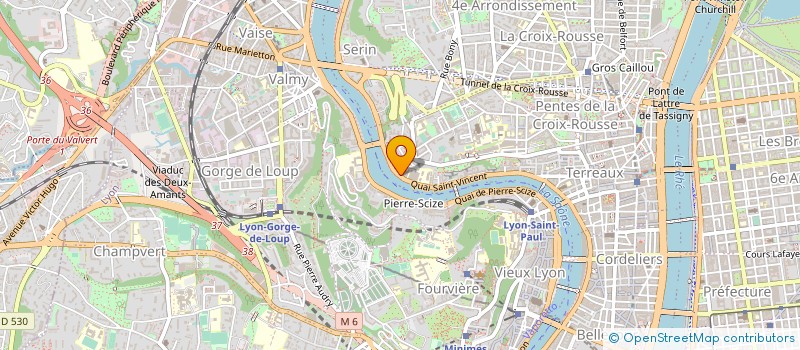localisation de l'entreprise LE QUARTIER LATIN à LYON