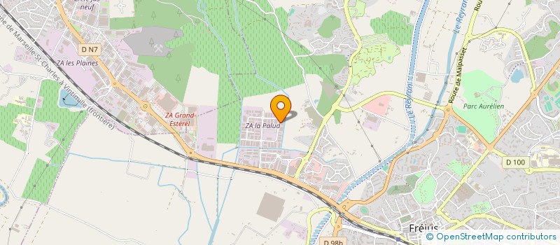 localisation de l'entreprise LE QUARTZ à FREJUS