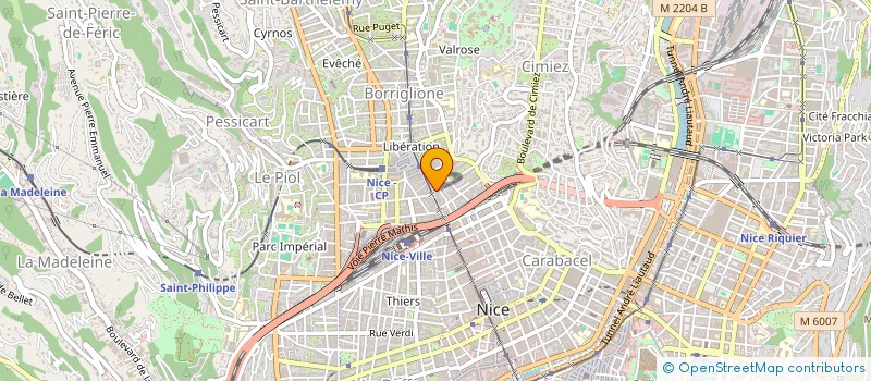 localisation de l'entreprise LE QUARTZ à NICE