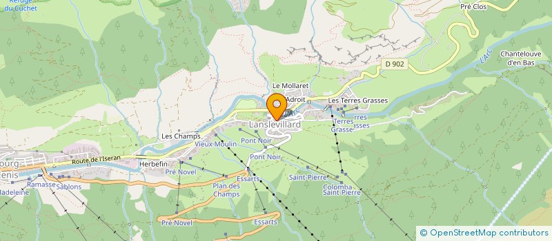 localisation de l'entreprise LE QUATORZE à VAL-CENIS