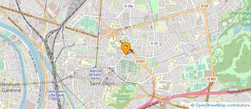 localisation de l'entreprise LE QUATORZE à SAINT-DENIS