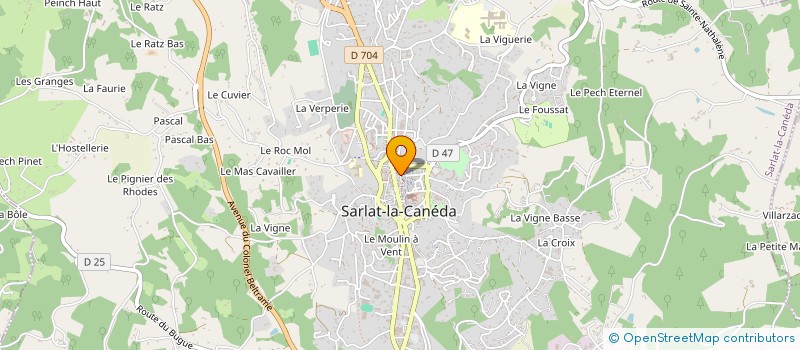 localisation de l'entreprise LE QUATRE SAISONS à SARLAT-LA-CANEDA