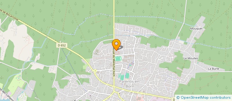 localisation de l'entreprise LE QUATRIEME TEMPS  PARENTIS-EN-BORN