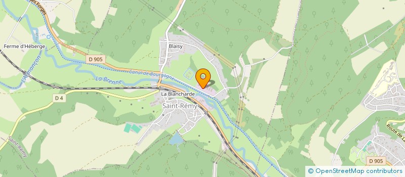 localisation de l'entreprise LE QUATTRO  SAINT-REMY