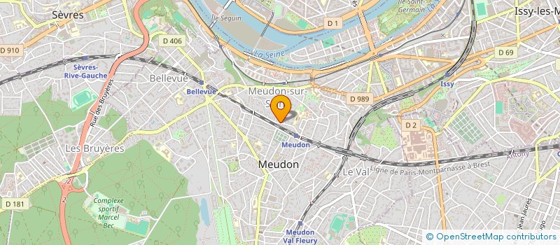 localisation de l'entreprise LE QUATUOR  MEUDON