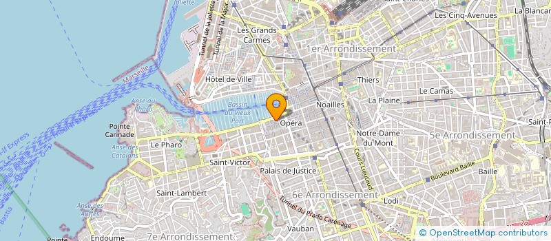 localisation de l'entreprise LE QUATUOR à MARSEILLE