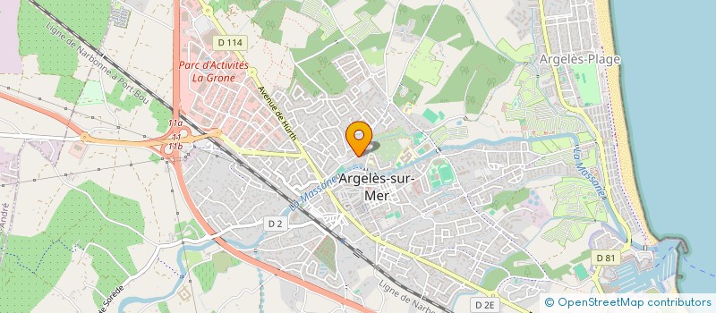 localisation de l'entreprise LE QUATUOR  ARGELES-SUR-MER